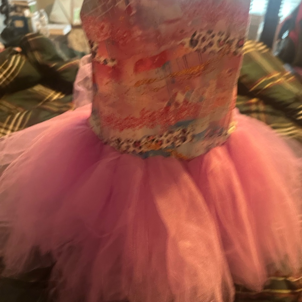 Pink and Multicolor Kids Costume